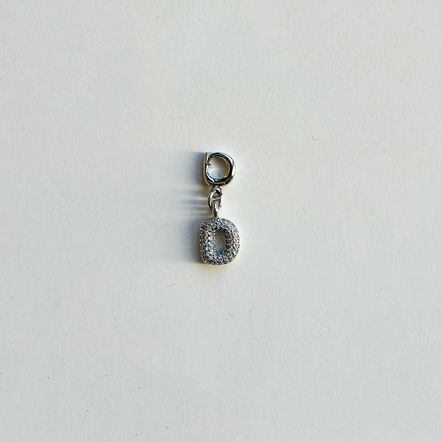 Pavè Bubble Alphabet Charm
