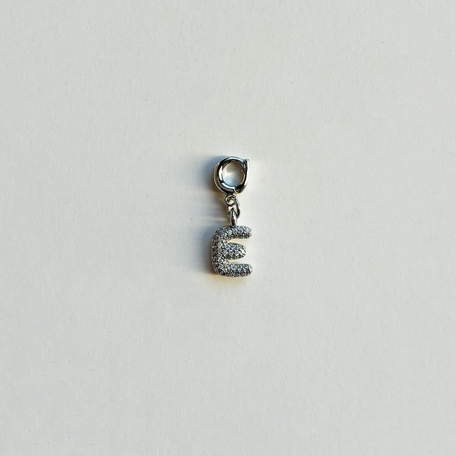 Pavè Bubble Alphabet Charm