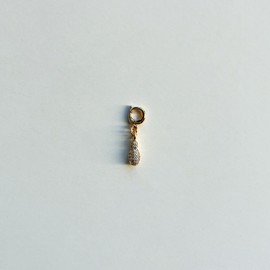 Pavè Bubble Alphabet Charm