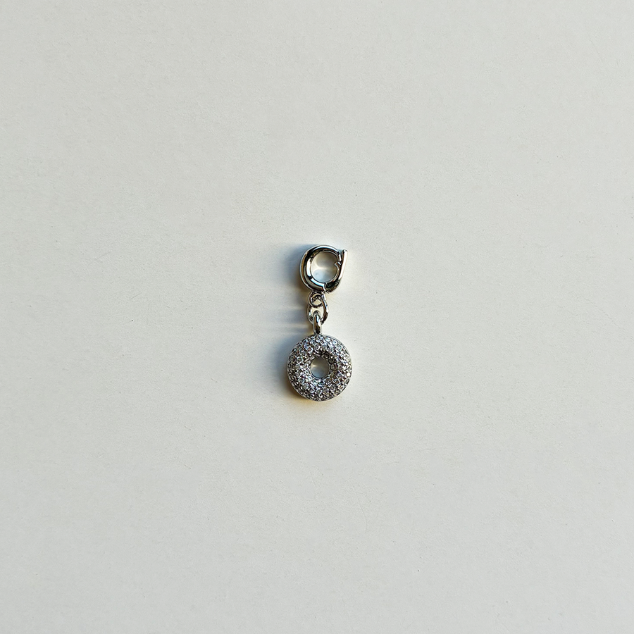 Pavè Bubble Alphabet Charm