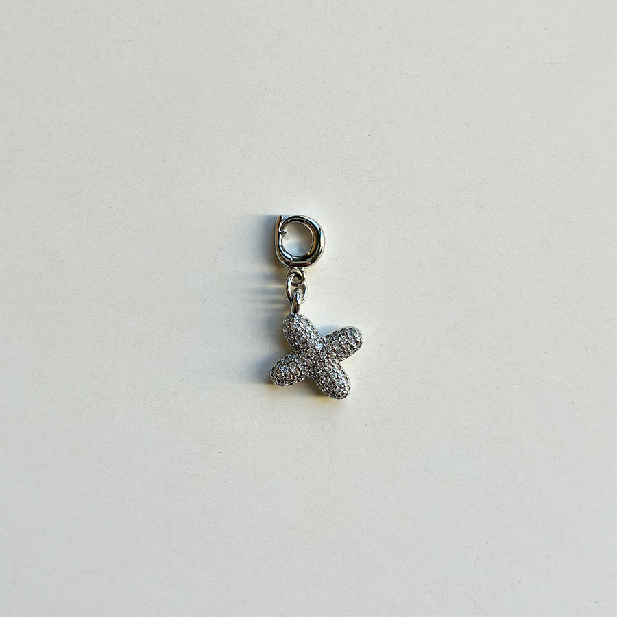 Pavè Bubble Alphabet Charm