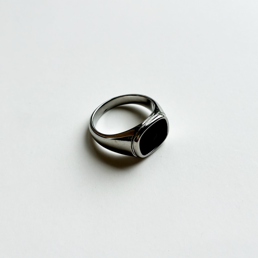 Axis Stone Signet Ring