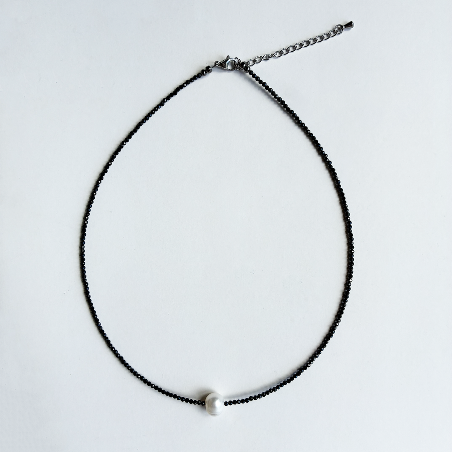 Beaded Pearl Necklace