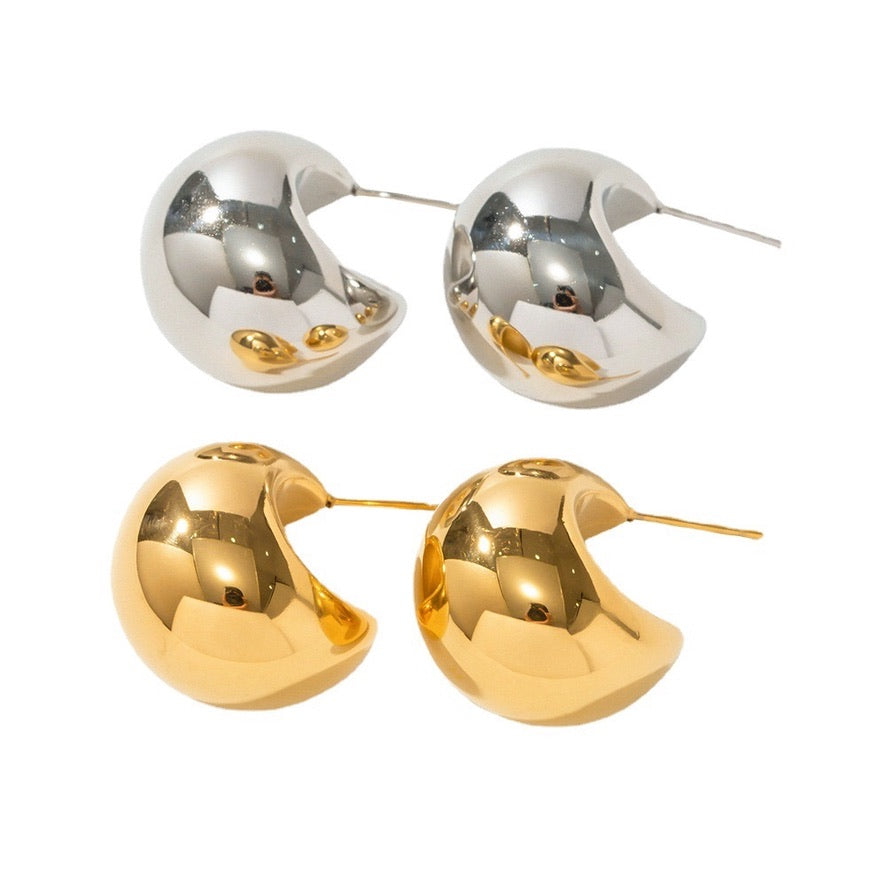 Crescent Waterproof Earrings