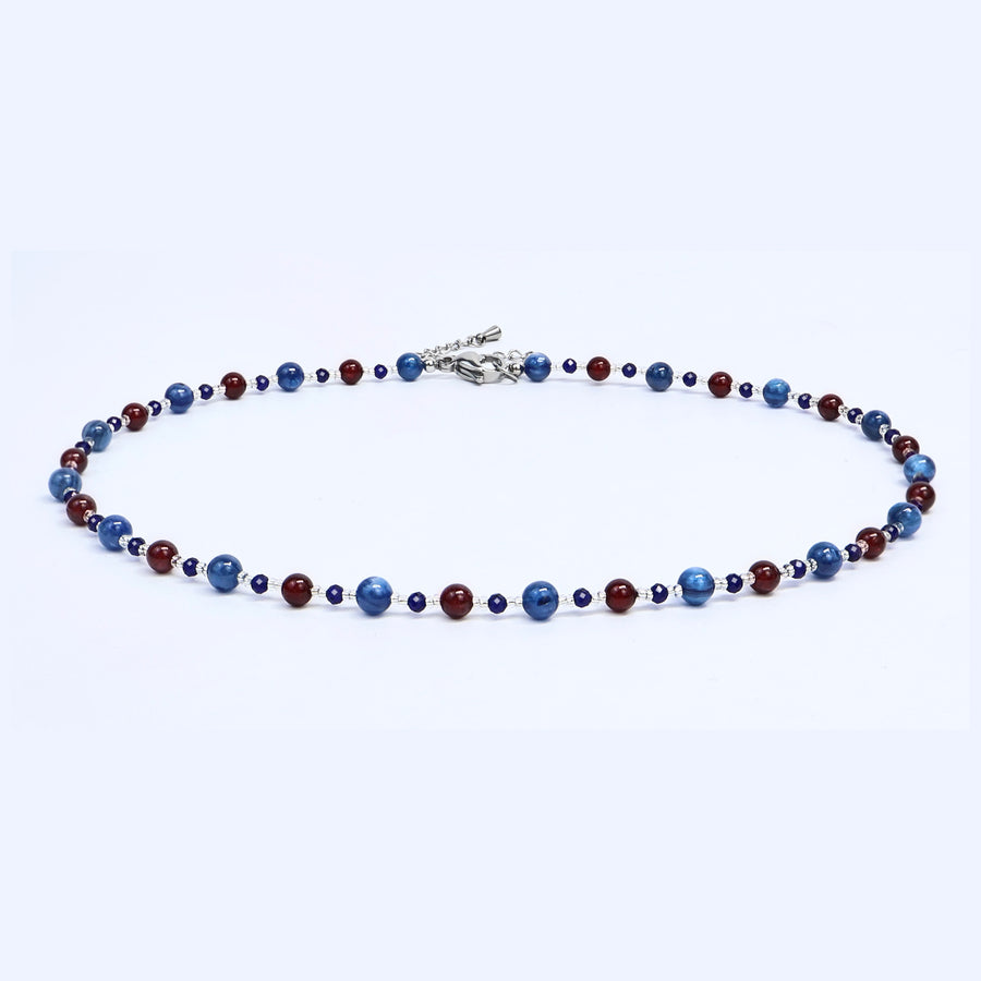 Kyanite & Garnet Necklace