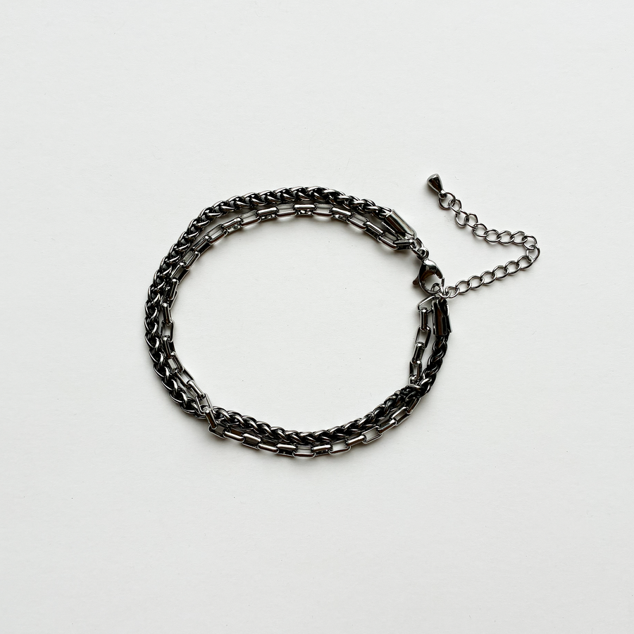 Nova Double Chain Bracelet