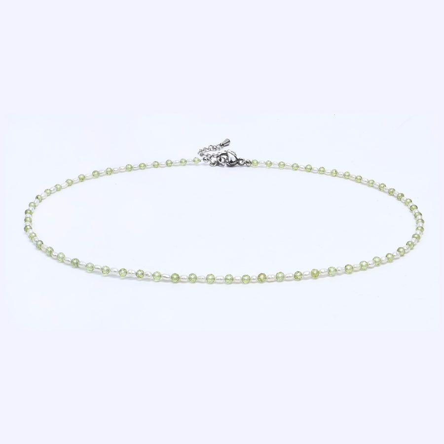 Pearl & Peridot Necklace