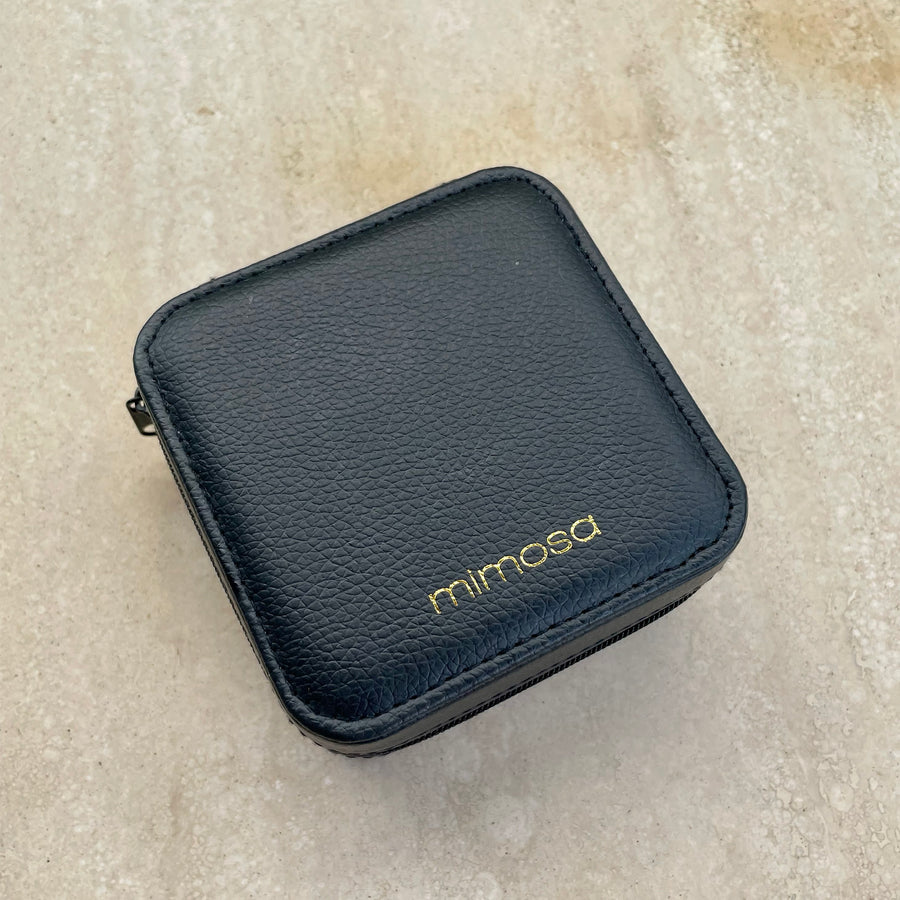 Mimosa travel jewellery case